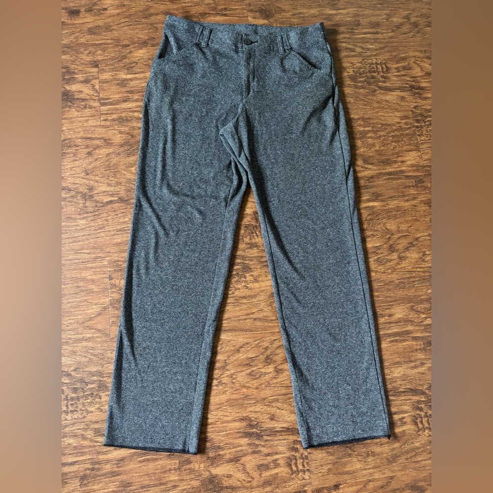 Womens Time and Tru Black Gray Dress Pants size 14